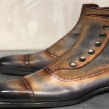 Men's Leather Suede Chelsea Bo - Men'S Shoes Popular ulasan dan harga