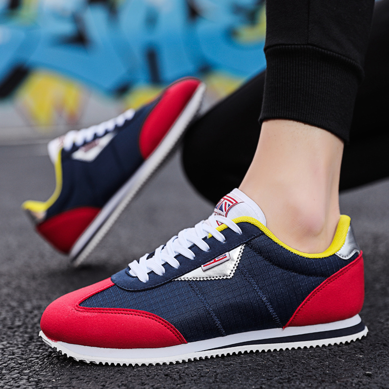 Blue Red Lightweight Sneakers  - Men'S Shoes Half Cut ulasan dan harga