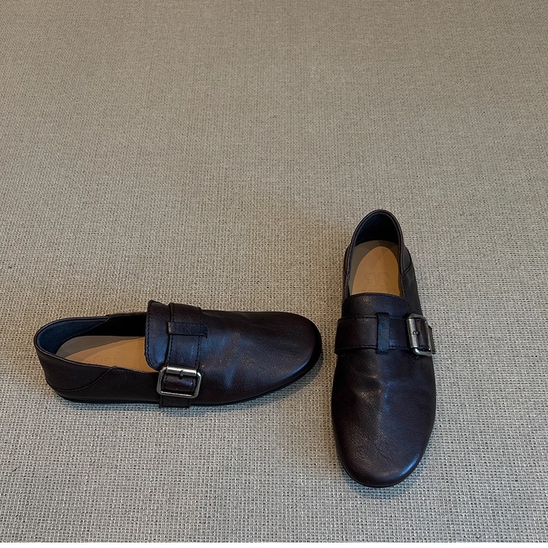Women Shoes Flats Leather Snea - Boat Shoe Leather ulasan dan harga