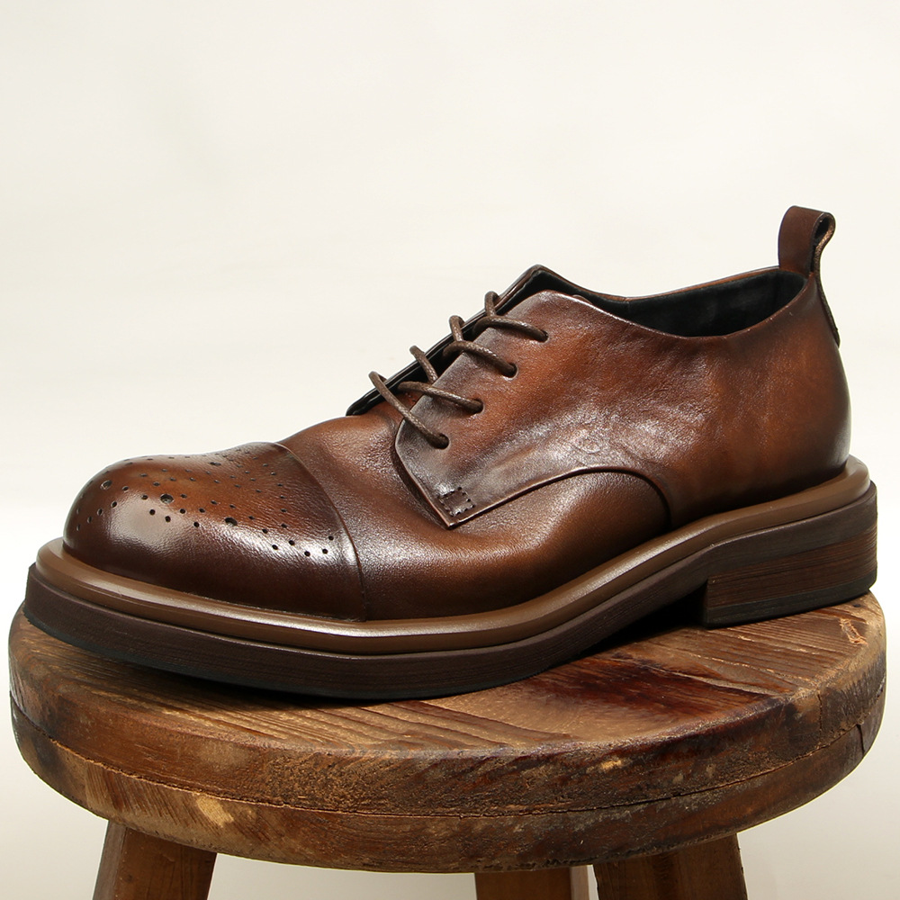 Top Quality Genuine Leather Me - Oxford Brogue Leather ulasan dan harga