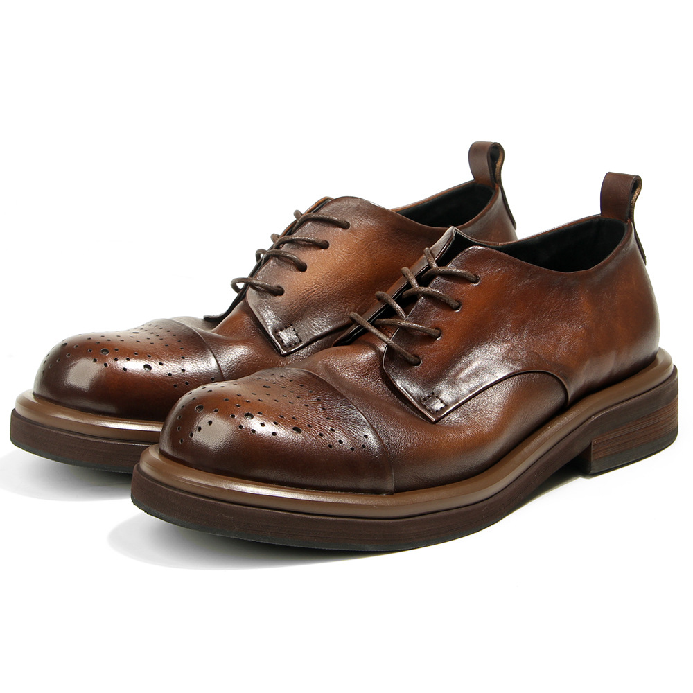 Top Quality Genuine Leather Me - Oxford Brogue Leather ulasan dan harga