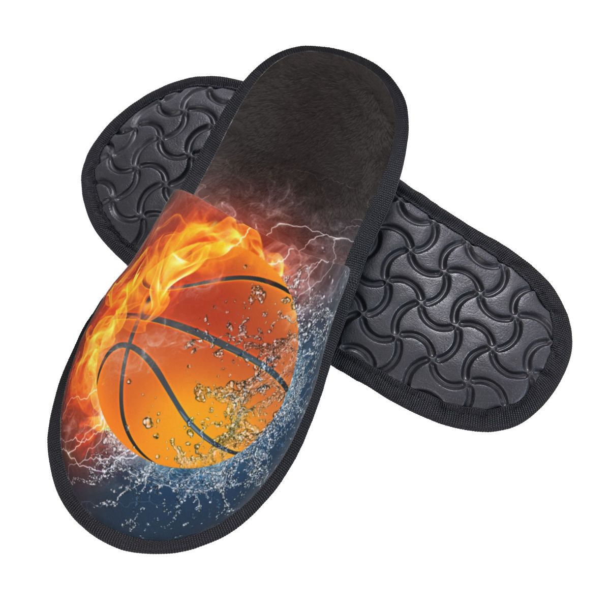 Plush Indoor Slippers Basketba - Men'S Shoes Basketball ulasan dan harga