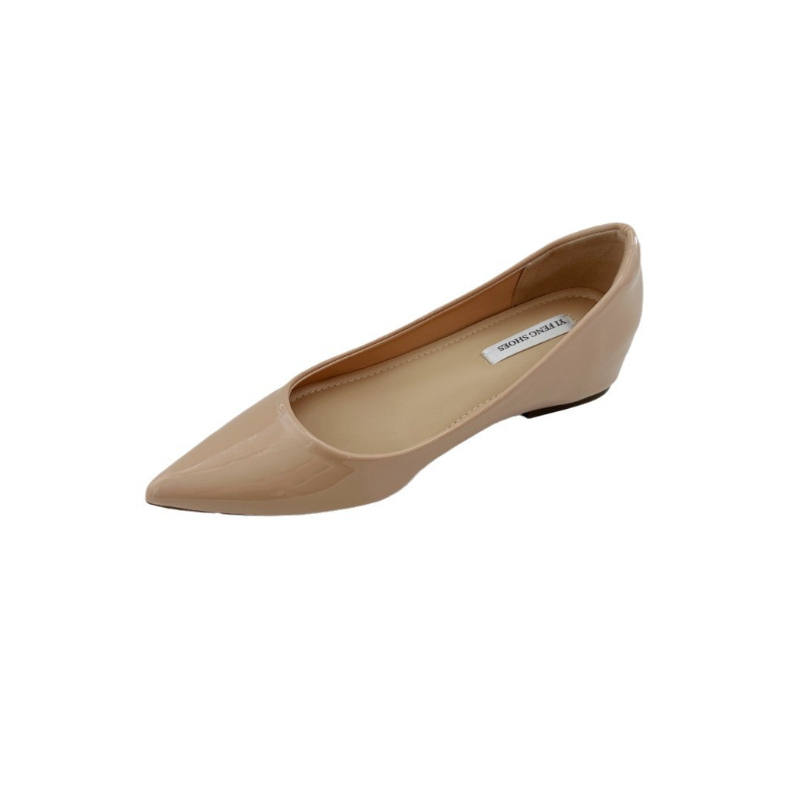 Fashionable Women Flats Pointe - Boat Shoe Leather ulasan dan harga