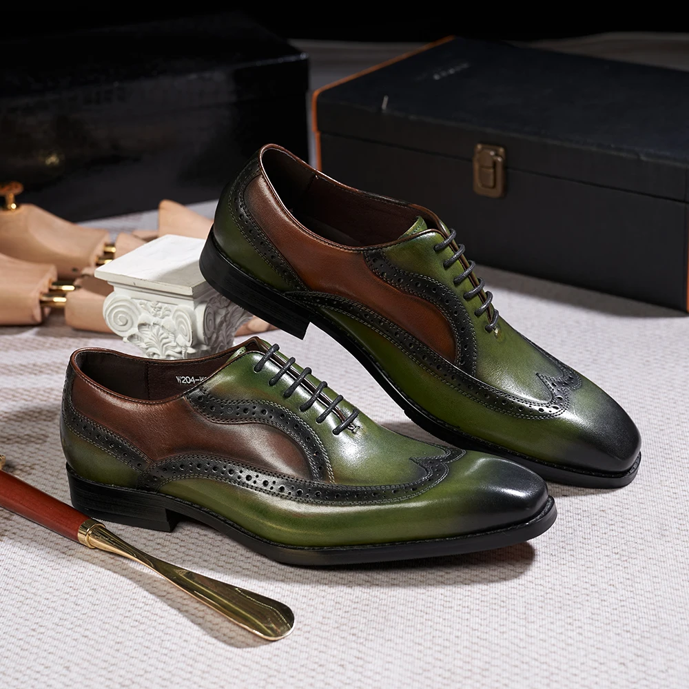 Luxury Italian Men's Oxfords G - Monk Strap Shoe ulasan dan harga
