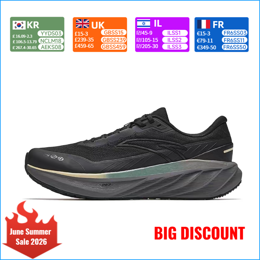 Anta Men's Travel Comfortable, - Men'S Shoes Yellow And Black ulasan dan harga