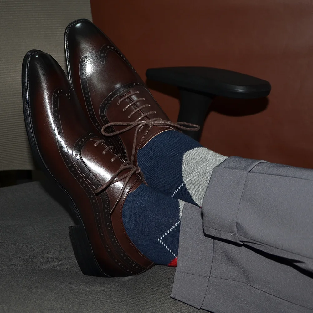 Luxury Mens Wingtip Oxford Dre - Monk Strap Shoe ulasan dan harga