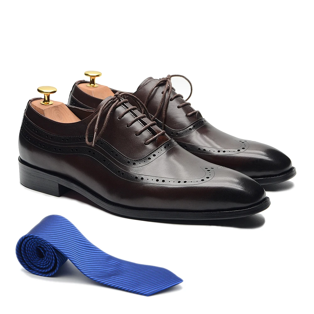 Luxury Mens Wingtip Oxford Dre - Monk Strap Shoe ulasan dan harga
