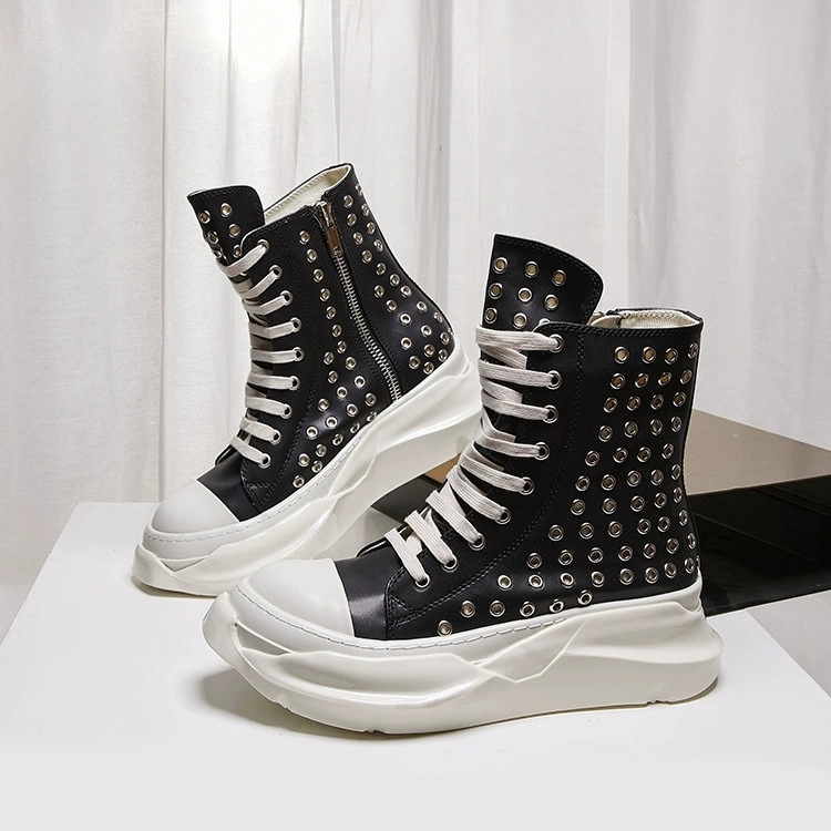 Vintage Men Shoes High-TOP Pla - Men Shoes Trainers ulasan dan harga