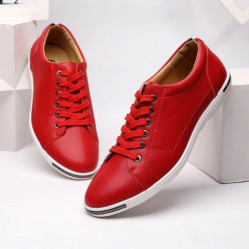 Men Size38-48 Casual Breathabl - Boat Shoe Leather ulasan dan harga
