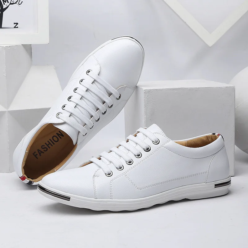 Men Size38-48 Casual Breathabl - Boat Shoe Leather ulasan dan harga