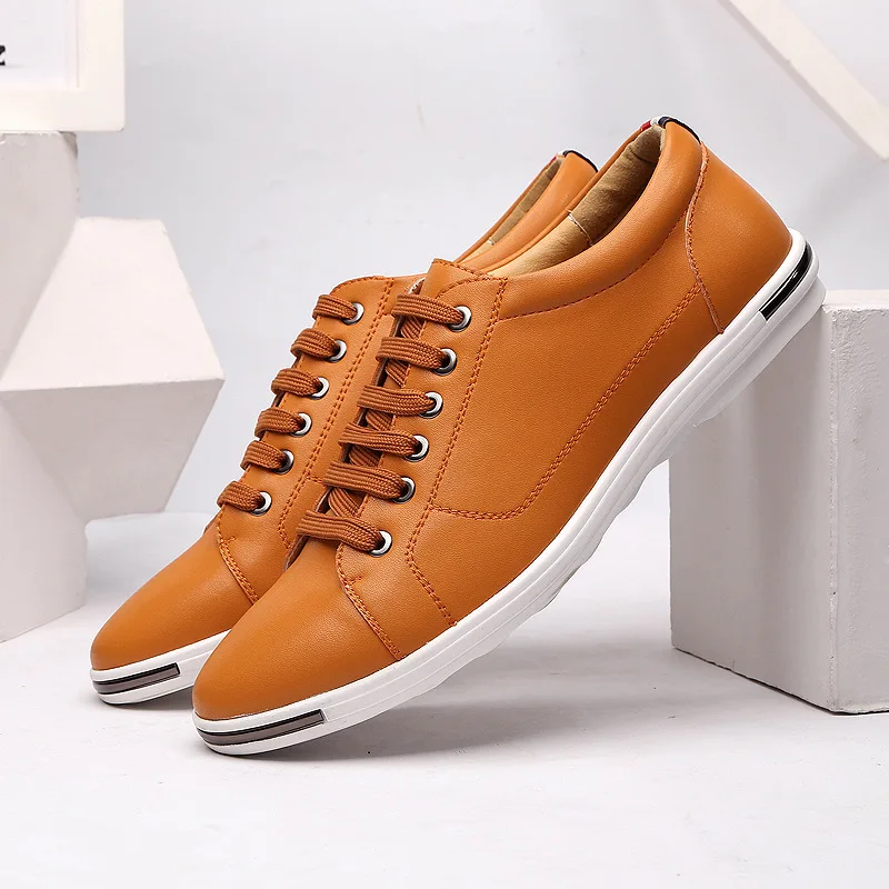 Men Size38-48 Casual Breathabl - Boat Shoe Leather ulasan dan harga