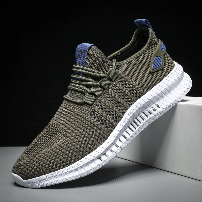 2026 Breathable Mesh Men Runni - Men'S Shoes Half Cut ulasan dan harga