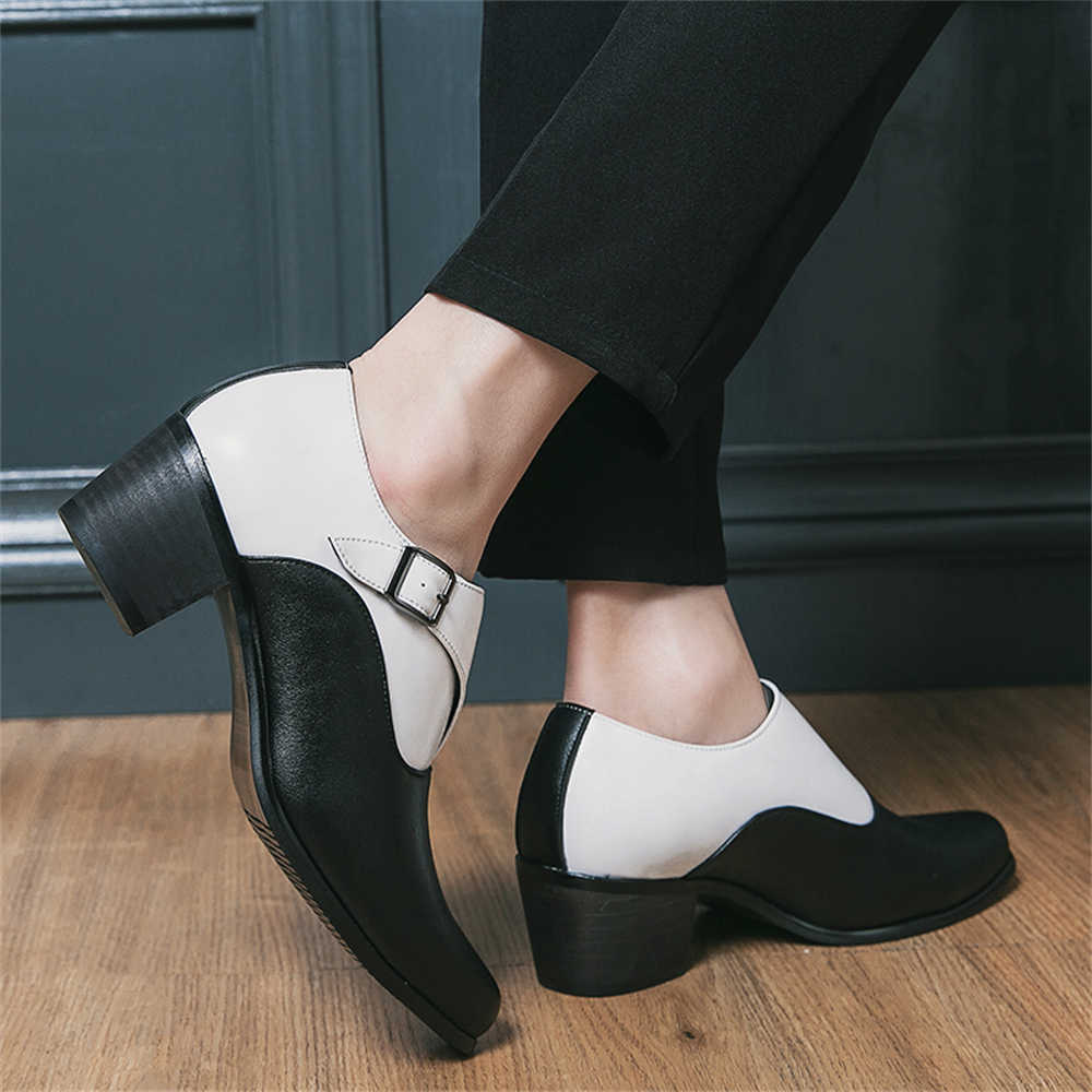 Normal Leather Ballroom Dancin - Men'S Shoes Popular ulasan dan harga
