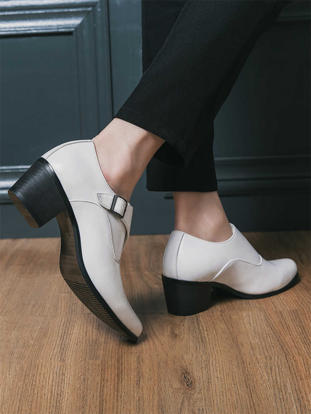 Normal Leather Ballroom Dancin - Men'S Shoes Popular ulasan dan harga