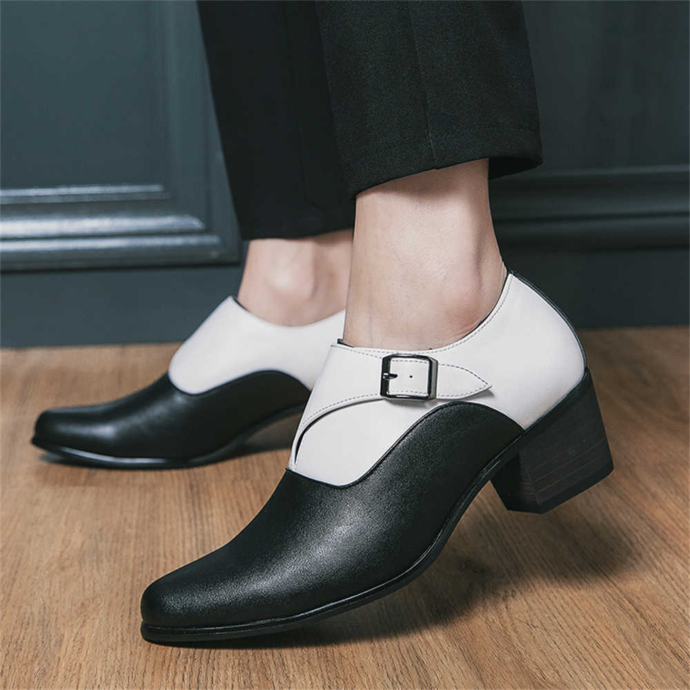 Normal Leather Ballroom Dancin - Men'S Shoes Popular ulasan dan harga