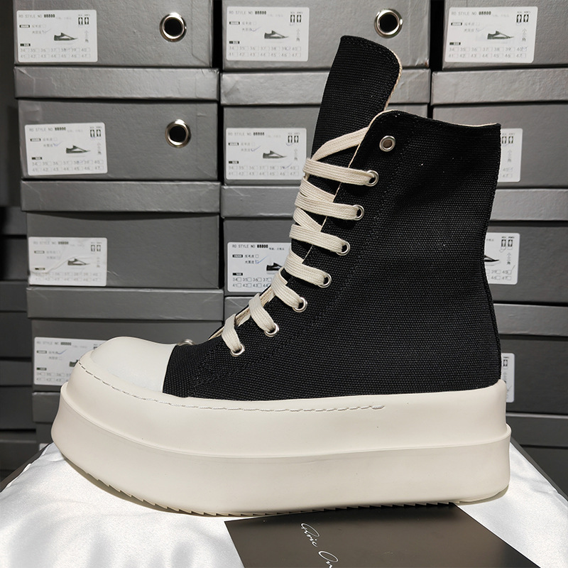 Black Men's and Women's Thick  - Men'S Shoes Increase Height ulasan dan harga