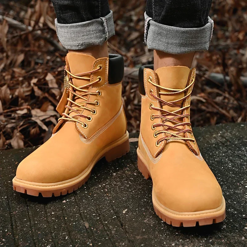 Boots Men High Top Boots High  - Men'S Shoes Timberland ulasan dan harga