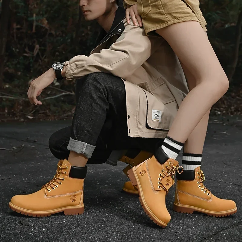 Boots Men High Top Boots High  - Men'S Shoes Timberland ulasan dan harga