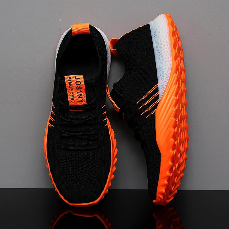 Plus Size Light Weight Air Mes - Men'S Shoes Half Cut ulasan dan harga
