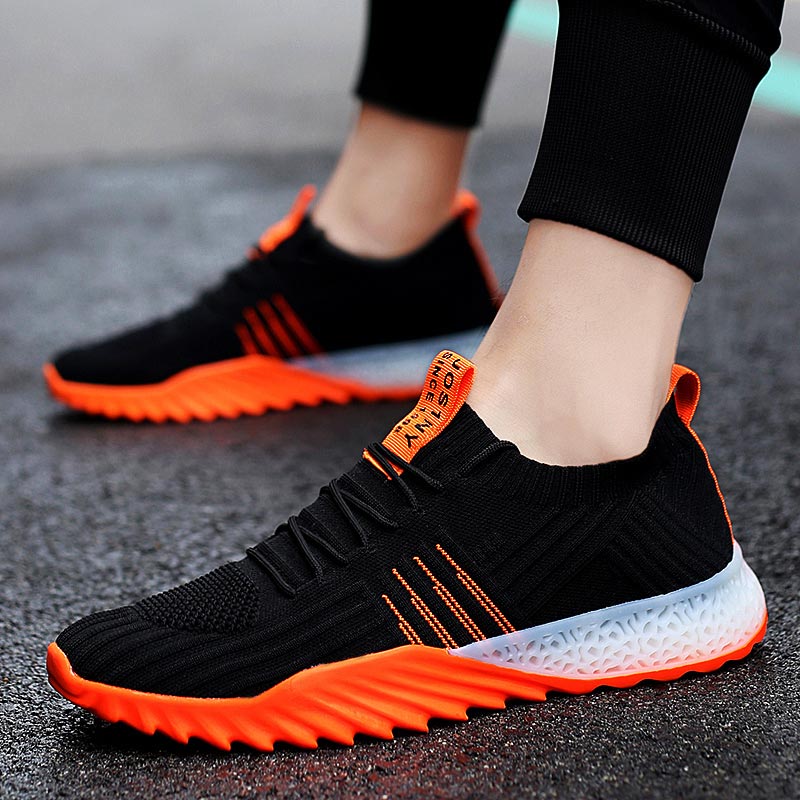 Plus Size Light Weight Air Mes - Men'S Shoes Half Cut ulasan dan harga