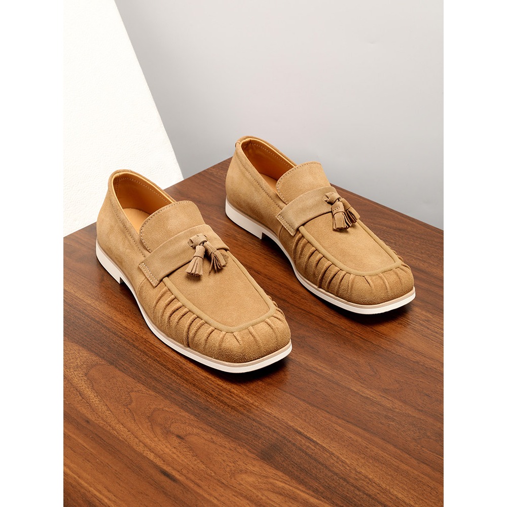 Genuine Leather Tassel Suede S - Men'S Shoes Drivers ulasan dan harga