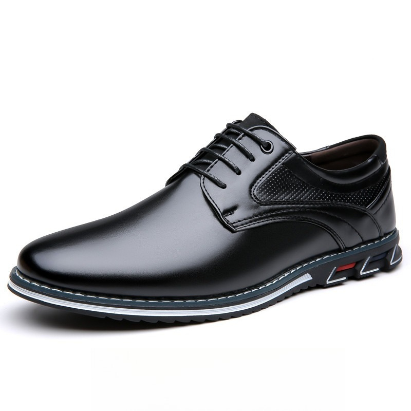 New Men's PU Leather Derby Sho - Boat Shoe Leather ulasan dan harga