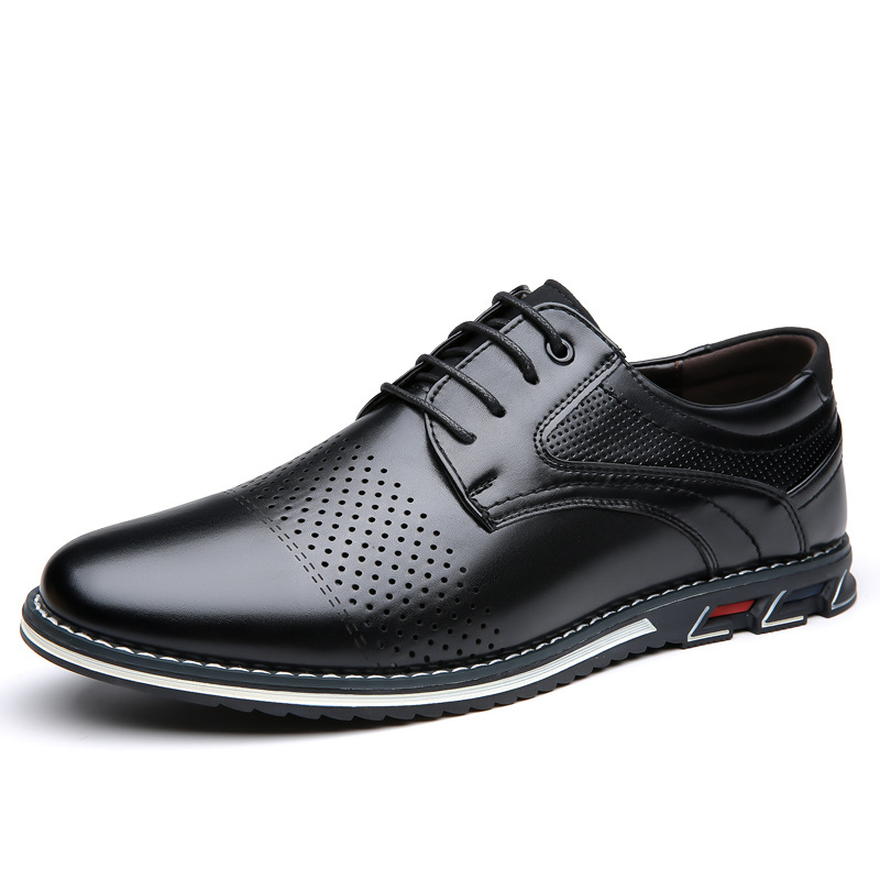 New Men's PU Leather Derby Sho - Boat Shoe Leather ulasan dan harga